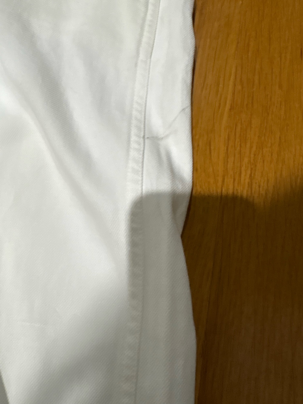 Madewell Wide Sweep Trousers White Size 31 NWT Wide Leg High Rise - Picture 11 of 11